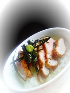 簡単トンカツお茶漬け♪-レシピのメイン写真