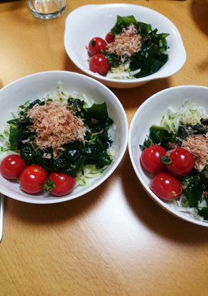 ワカメと大根サラダ～和風ドレッシングで～-レシピのメイン写真