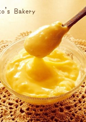 レンジで作る低カロリーカスタードクリーム-レシピのメイン写真