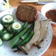 夏野菜のレンジ蒸し~梅ダレ~