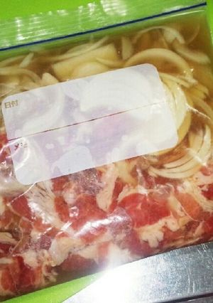 «冷凍保存» 牛丼用-レシピのメイン写真