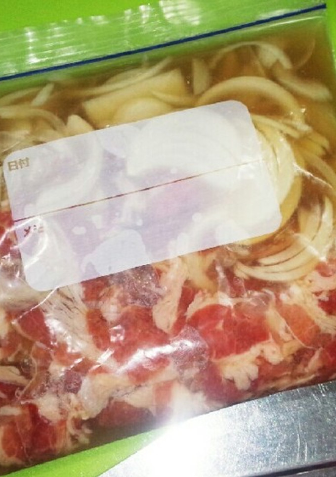 «冷凍保存» 牛丼用-レシピのメイン写真