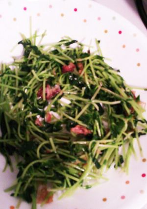 豆苗のおかか炒め-レシピのメイン写真