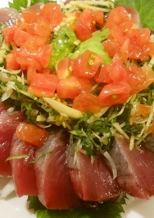 鰹とアボカドのたたきカルパッチョ♪-レシピのメイン写真