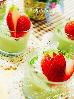 ふんわり抹茶ムース-レシピのメイン写真