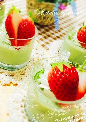 ふんわり抹茶ムース-レシピのメイン写真