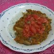 桃太郎トマトたっぷりのツナカレー