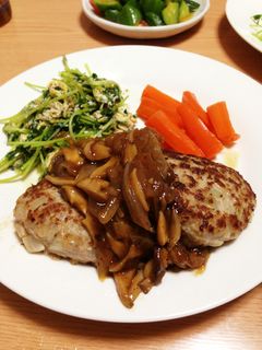 玉ねぎたっぷり♡和風ハンバーグ♡-レシピのメイン写真