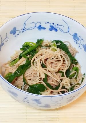 旨さも量も！かさましニラえのきそば-レシピのメイン写真