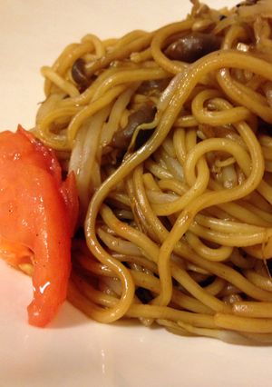 トマト焼きそば-レシピのメイン写真