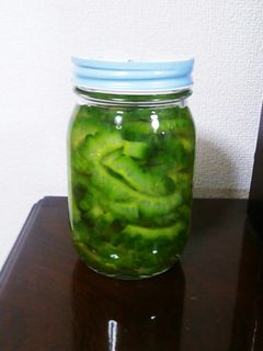 すし酢でゴーヤのピクルス♪-レシピのメイン写真