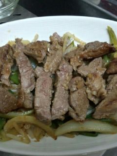 キウイ漬けラムのジンギスカン風ステーキ-レシピのメイン写真