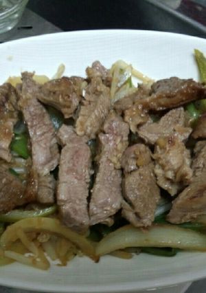 キウイ漬けラムのジンギスカン風ステーキ-レシピのメイン写真