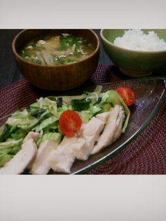 改良!レンジで簡単♪蒸し鶏-レシピのメイン写真