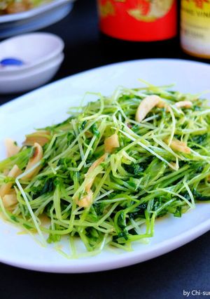 簡単中華☆豆苗のニンニク炒め！-レシピのメイン写真