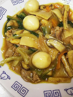チンゲン菜と豚肉のカレーうま煮-レシピのメイン写真