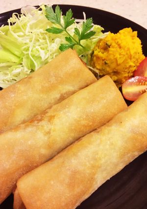 ミートソース＆ポテトの居酒屋風〜春巻き✿-レシピのメイン写真