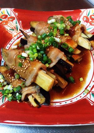 秋茄子の豚肉ソテー！-レシピのメイン写真