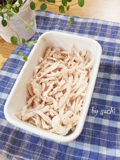 【作り置き】蒸し茹で鶏むね肉-レシピのメイン写真