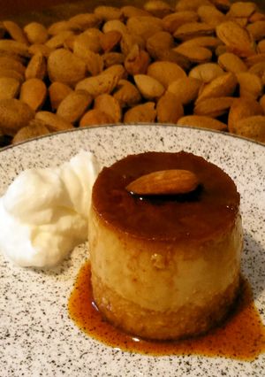 スペイン風・焼きアーモンドプリン-レシピのメイン写真