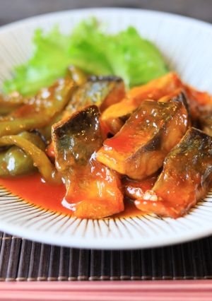 ＊煮込み時間は5分♪さばの甘酢煮-レシピのメイン写真