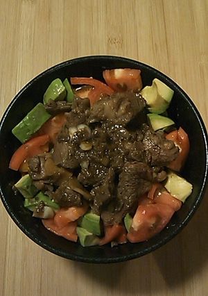 サイコロステーキ丼-レシピのメイン写真
