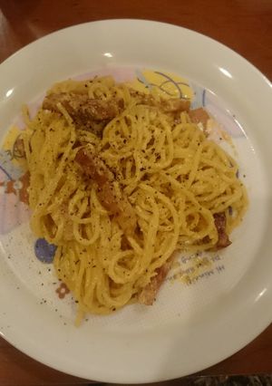カルボナーラ-レシピのメイン写真