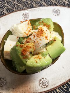 和のアボカドココット*味噌漬け豆腐*-レシピのメイン写真