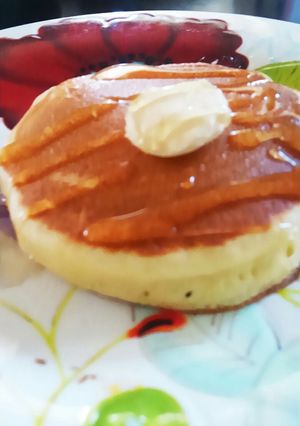 一番簡単！しっとりふわふわパンケーキ♪-レシピのメイン写真