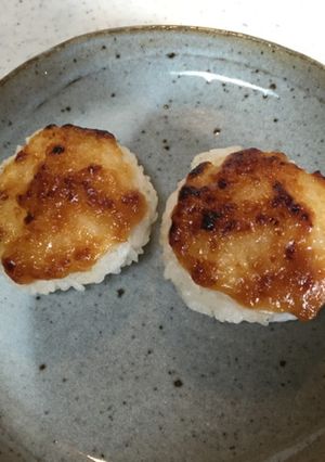 味噌マヨネーズの焼きおにぎり♡トースター-レシピのメイン写真