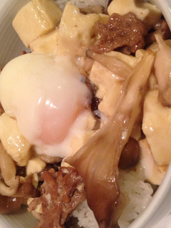 キノコ豆腐丼-レシピのメイン写真