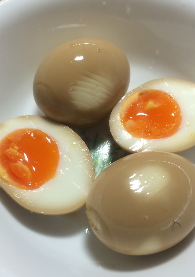半熟とろとろ味卵　麺つゆで簡単味付け-レシピのメイン写真