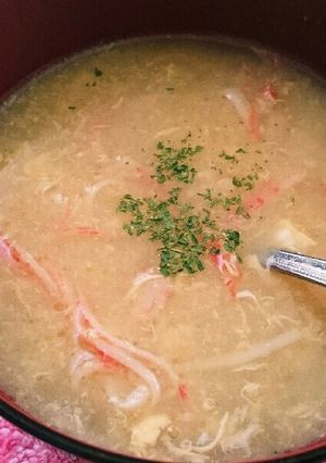 ( 'ω'o[新＊濃い卵スープ]o-レシピのメイン写真