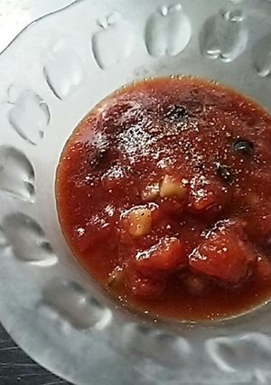 トマトの素麺つゆ-レシピのメイン写真