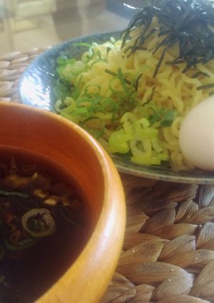 ネギ油香る！お手軽ざるラーメン-レシピのメイン写真