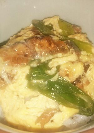★サンマの蒲焼きふわふわ卵とじ丼★-レシピのメイン写真