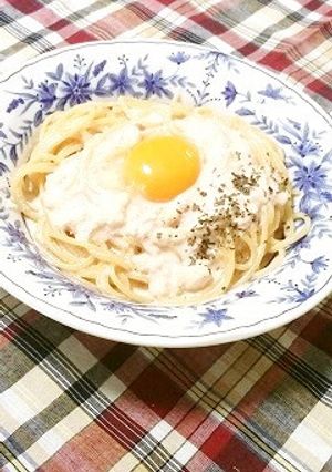豆腐で明太子ヘルシークリームパスタ巣籠風-レシピのメイン写真