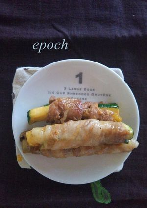 野菜の肉巻き甘酒醤油-レシピのメイン写真