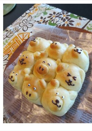 Cute♪動物のちぎりぱん-レシピのメイン写真