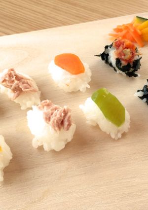 【離乳食】お祝い★ミニにぎり寿司-レシピのメイン写真