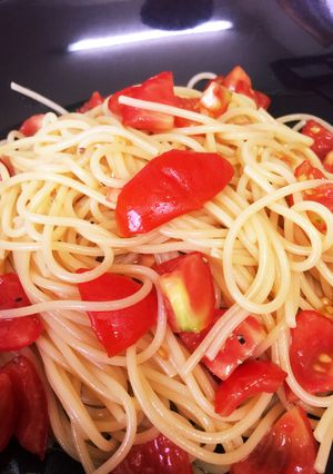 簡単☆トマトのさっぱりパスタ-レシピのメイン写真