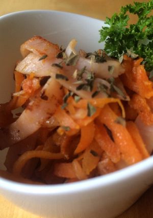 ハムにんじん-レシピのメイン写真