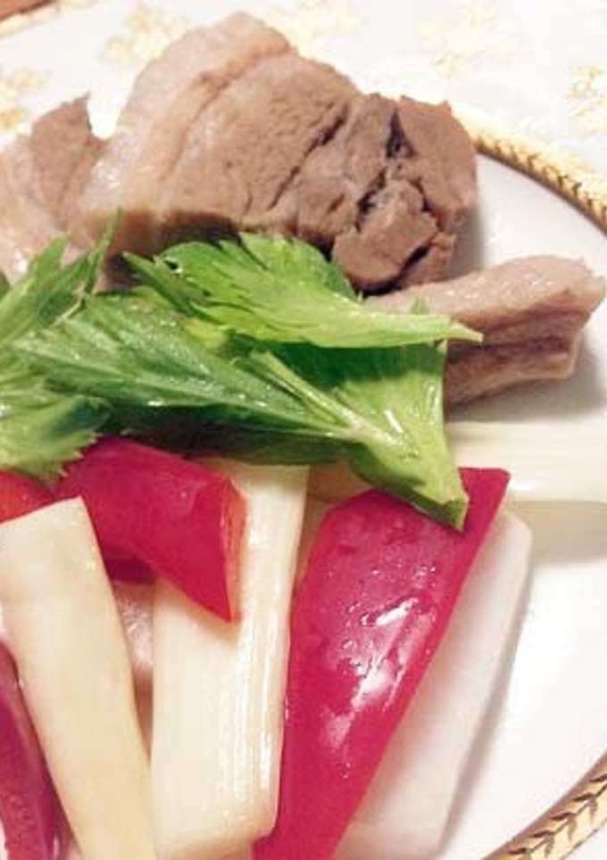 ソーキと野菜のおつまみ-レシピのメイン写真