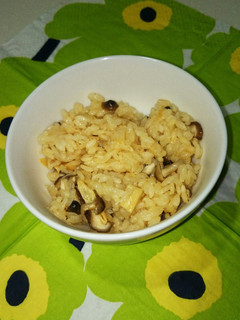 メンマときのこの炊き込みご飯-レシピのメイン写真