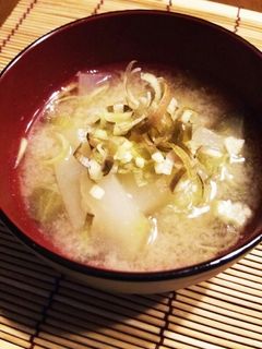 夏★茄子・夕顔・茗荷のお味噌汁♪-レシピのメイン写真