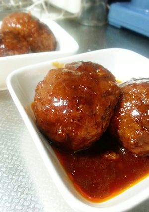 おなか満足！煮込み爆弾ハンバーグ●~*-レシピのメイン写真