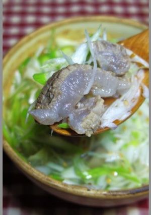 肉マニア！白ねぎにまみれた牛すじのスープ-レシピのメイン写真