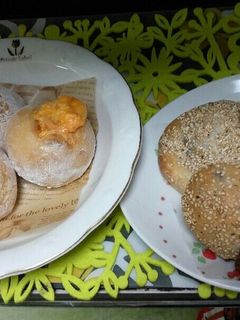 2種チーズ&白ゴマあんぱんフランス-レシピのメイン写真