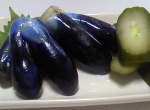 紫色の夏の宝石！　びんで漬けるナスの漬物-レシピのメイン写真