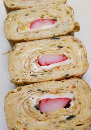 味付け簡単！ふりかけでカニカマの卵焼き☆-レシピのメイン写真
